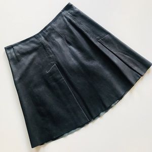 All Saints Ansel Leather Skirt